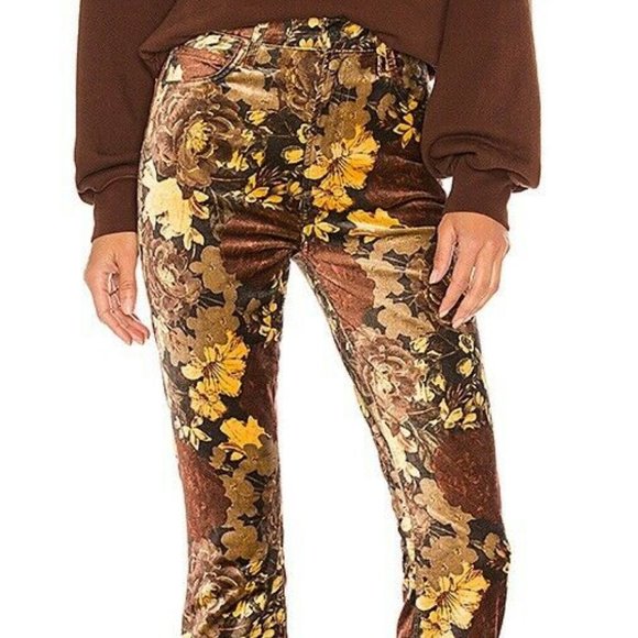 Agolde Pants - AGOLDE Ultra High Rise Velvet Nico Boot Bloom 29